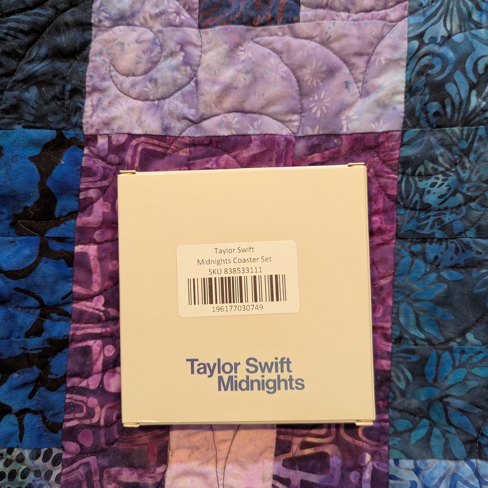 Taylor Swift Midnights Coaster Set Official Merch BNIB - Picture 3 of 3